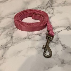 Pink dog leash